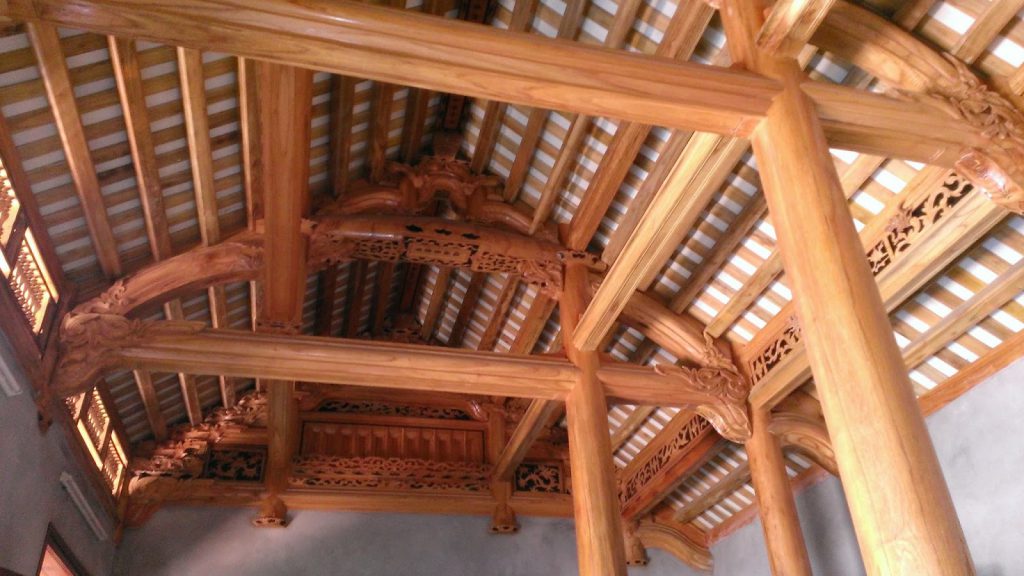 Hệ thống mái của nhà gỗ cổ truyền Bắc Bộ (nguồn internet)