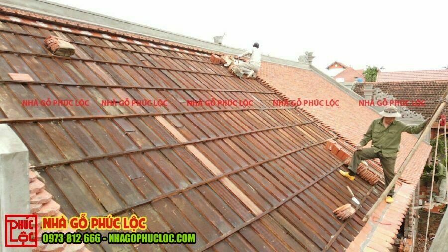 Gạch màn có tác dụng đỡ lấy viên ngói đồng thời tạo độ phẳng cho phần mái nhà