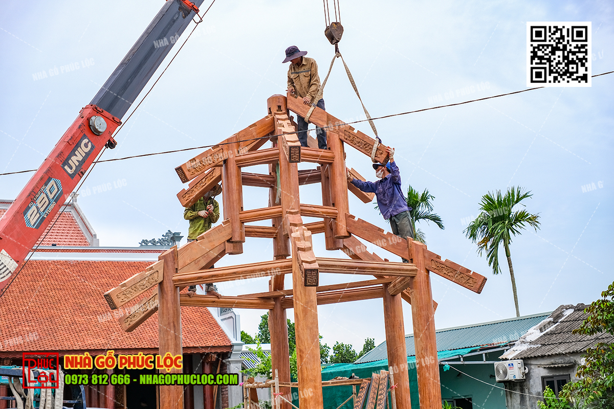 Nhà gỗ Phúc Lộc là đơn vị thi công nhà chòi gỗ uy tín