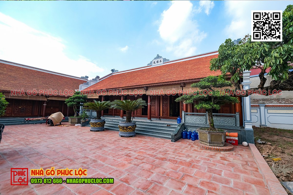 Nhà bằng gỗ lim Nam Phi 5 gian