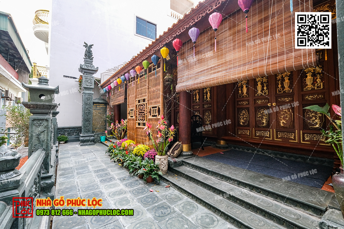 Công trình nhà ở truyền thống được thi công bởi Nhà gỗ Phúc Lộc