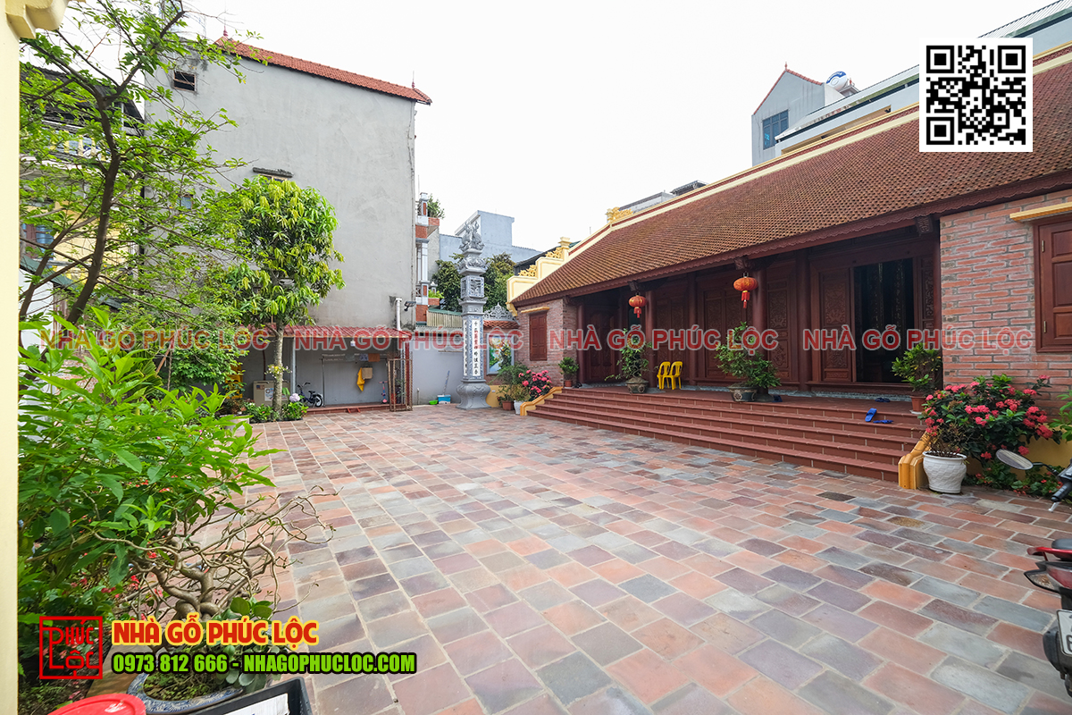 Gạch gốm lát sân